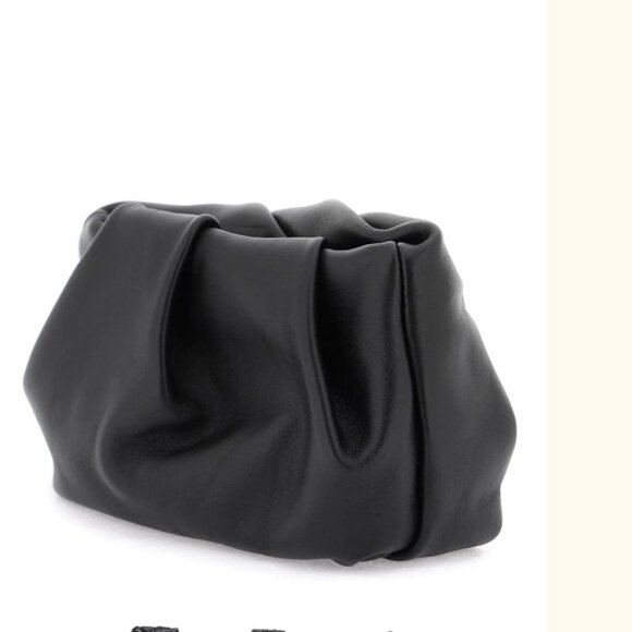 BURBERRY Black Rose Clutch w/Gold Chain & BURBERRY Dust Bag Soft Leather NWT - Picture 14 of 16